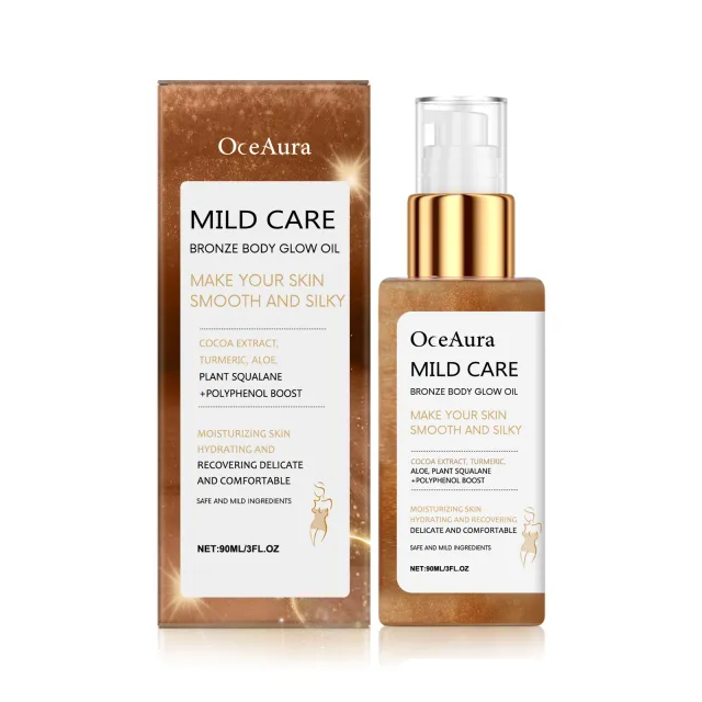 Bronze Waterproof And Moisturizing Massage Body Flash Oil 90Ml - Shop at LoveMi