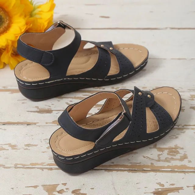 Roma style Sandals For Women Suitable Outdoor Wear Blue-36 - Shop at LoveMi
