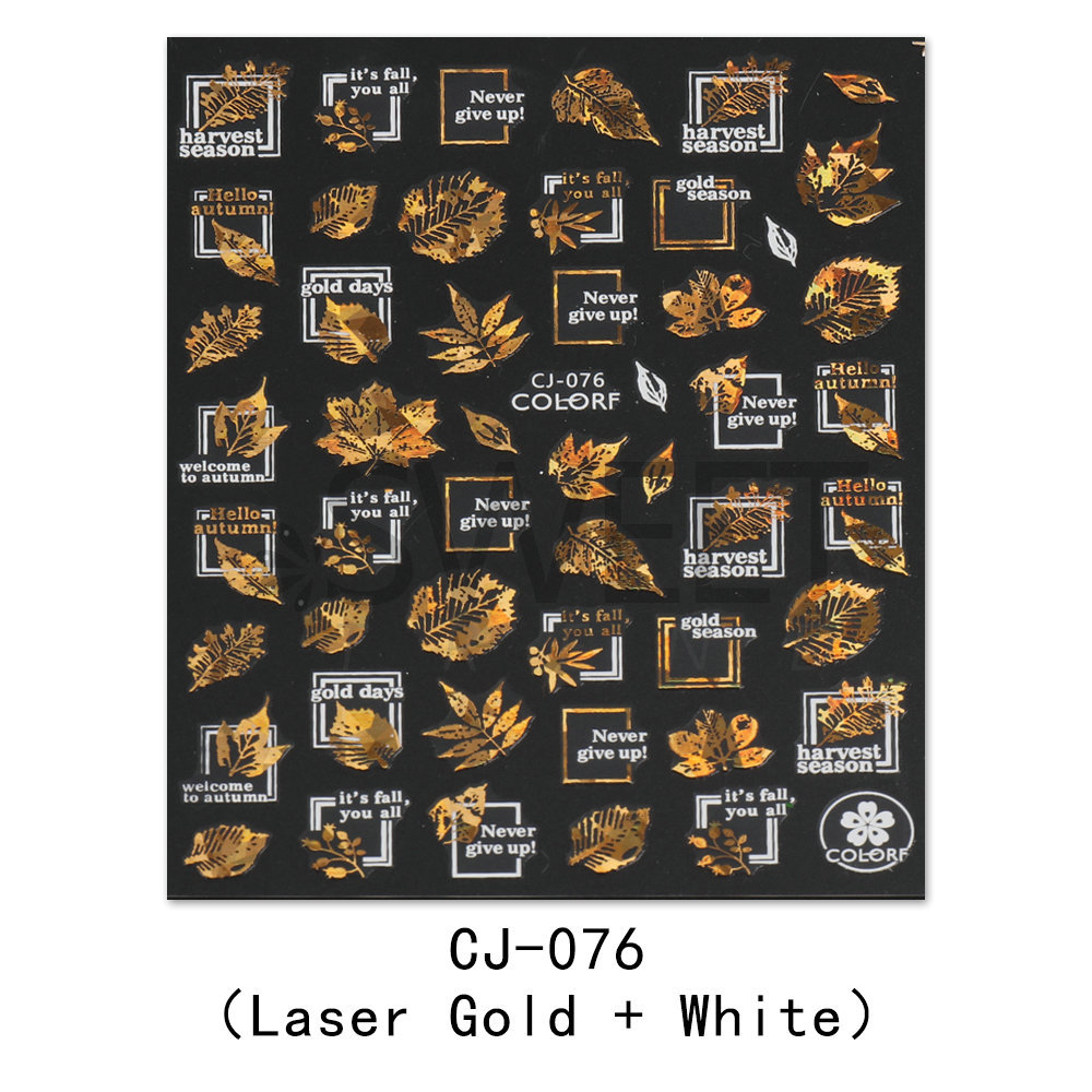 CJ076 Laser Gold White