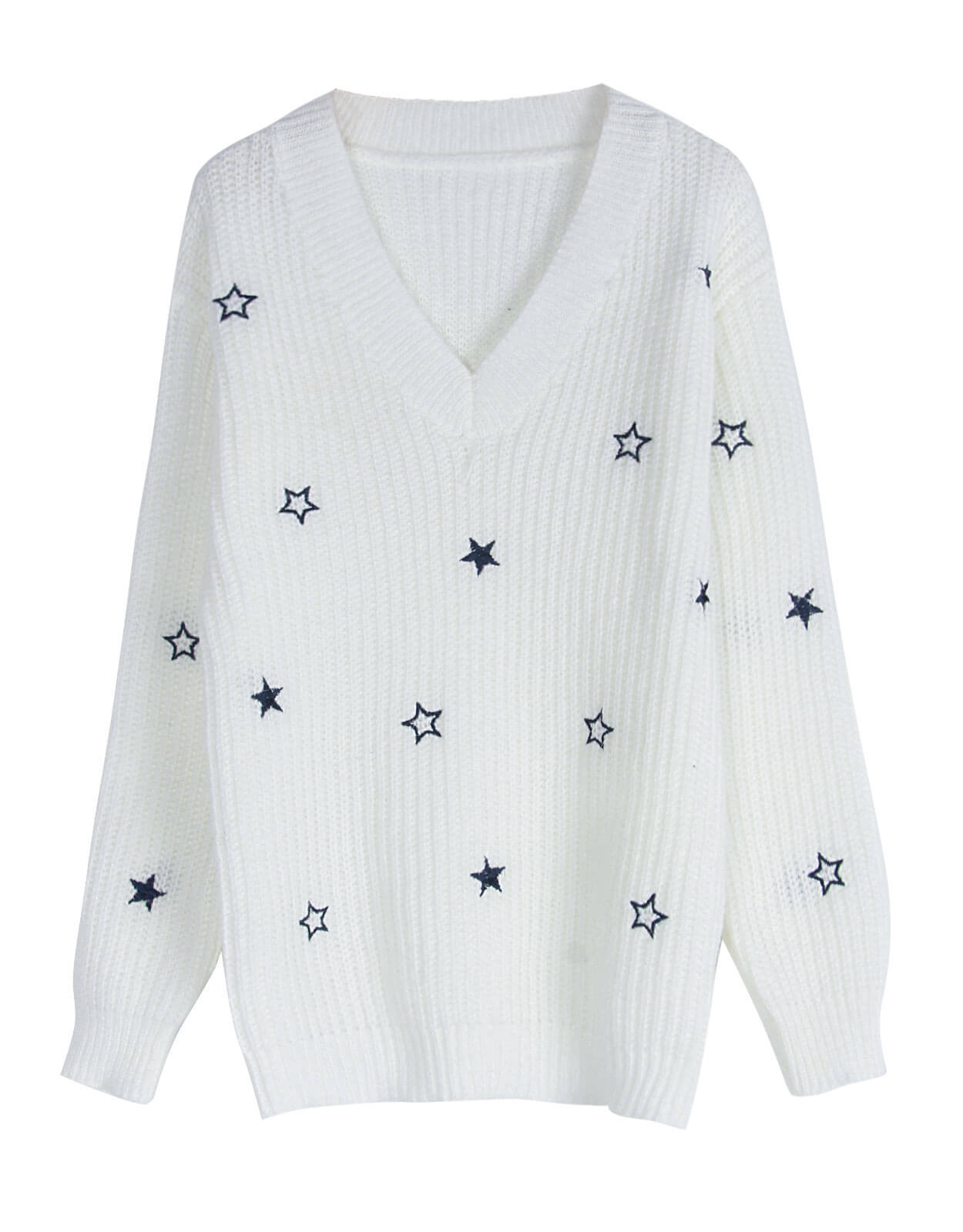 Title 9, New Commuter V-Neck Solid Little Star Embroider...