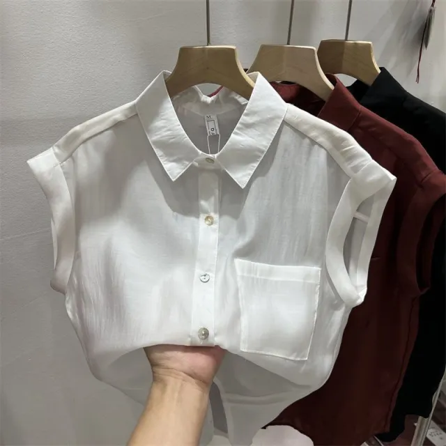Design Sense Niche Chic Younger Shirt White - Shop at LoveMi