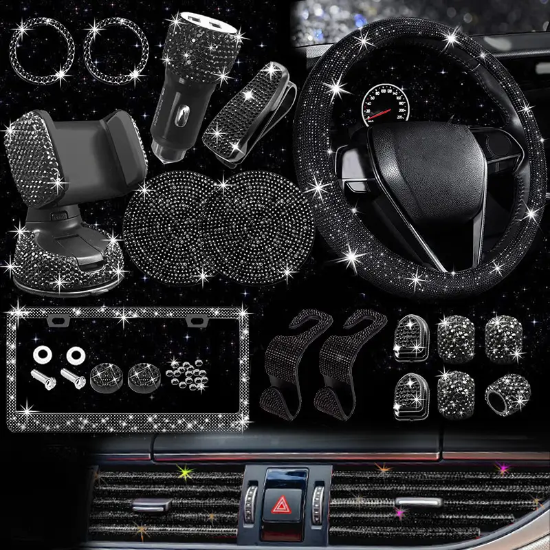 Car Non-slip Comfortable Elastic Steering Wheel Decoration Suit