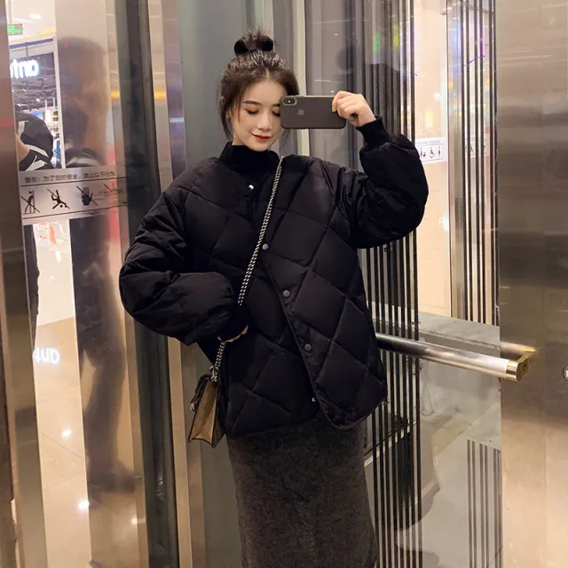 Lady's Lightweight Versatile Short Cotton Jacket Black - Shop at LoveMi