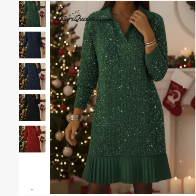 Autumn Casual Long sleeved POLO Collar Dress Green - Shop at LoveMi