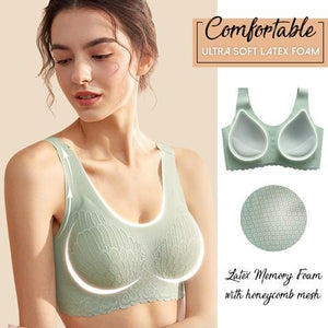 Title 4, Ice silk gathered bra women