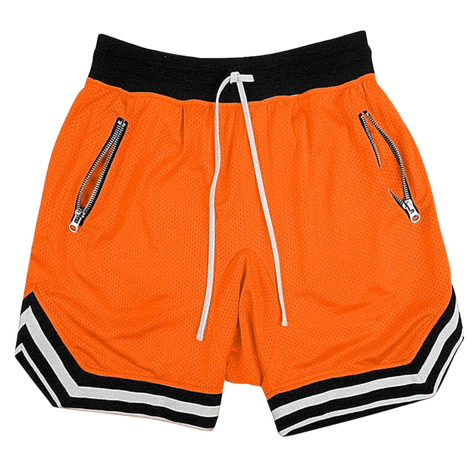 Mens Muscle-Building Fitness Running Training Sports Basketball Shorts