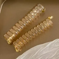 Japanese Braided Hair Band Phone Line Women - Light Gold Single - View 1