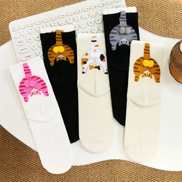 Fashion Cartoon Cat Japanese Ins All match Set - Shop at LoveMi