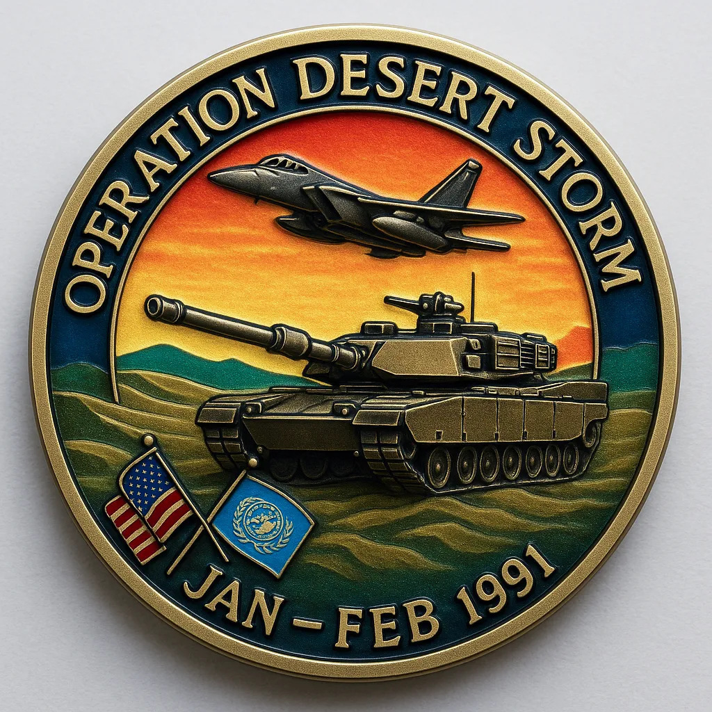 Operation desert storm coin (desert storm action coin)