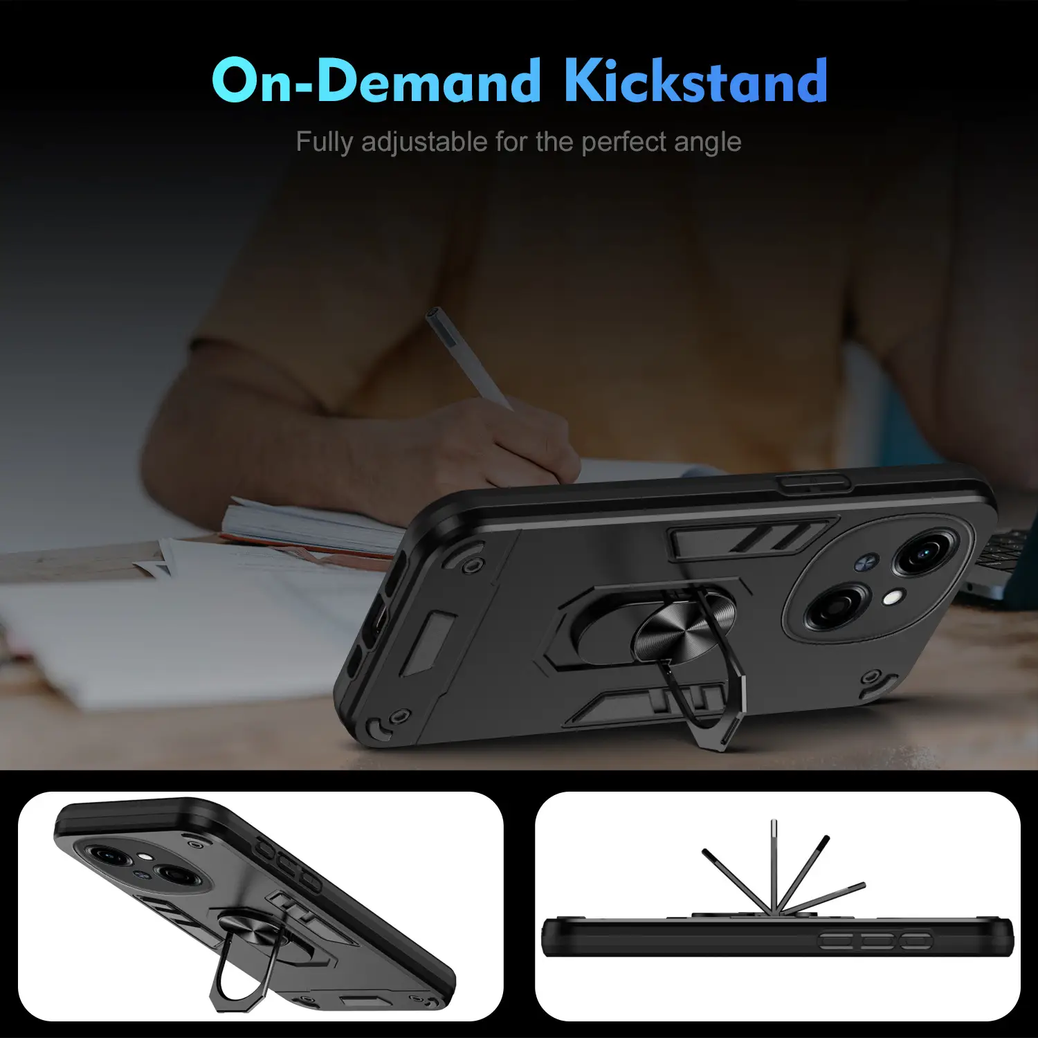 Applicable To Phone Case 360 Warrior HOT50 Bracket Note40 Protective Case