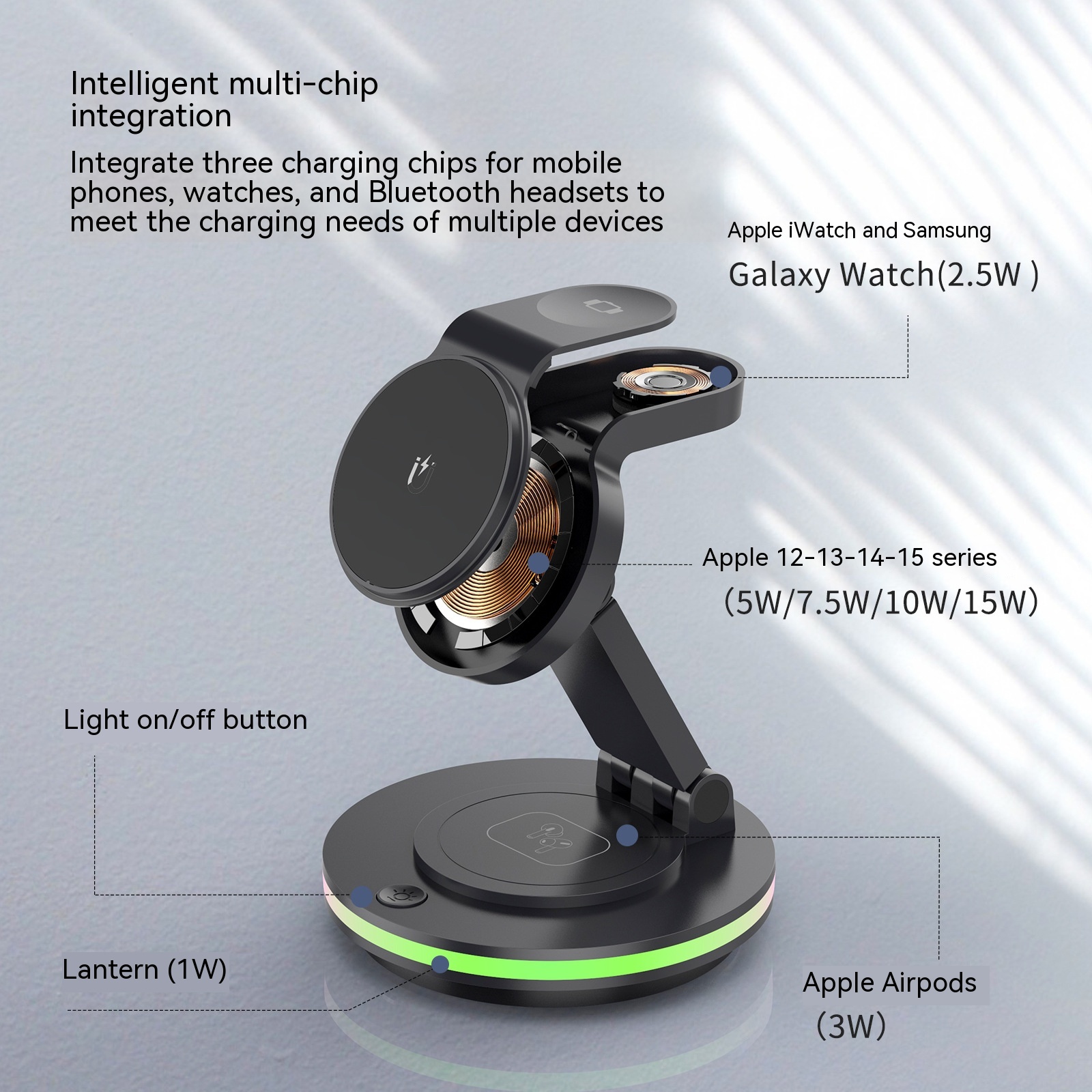 Magnetic Folding Wireless Charging Bracket - Image 6