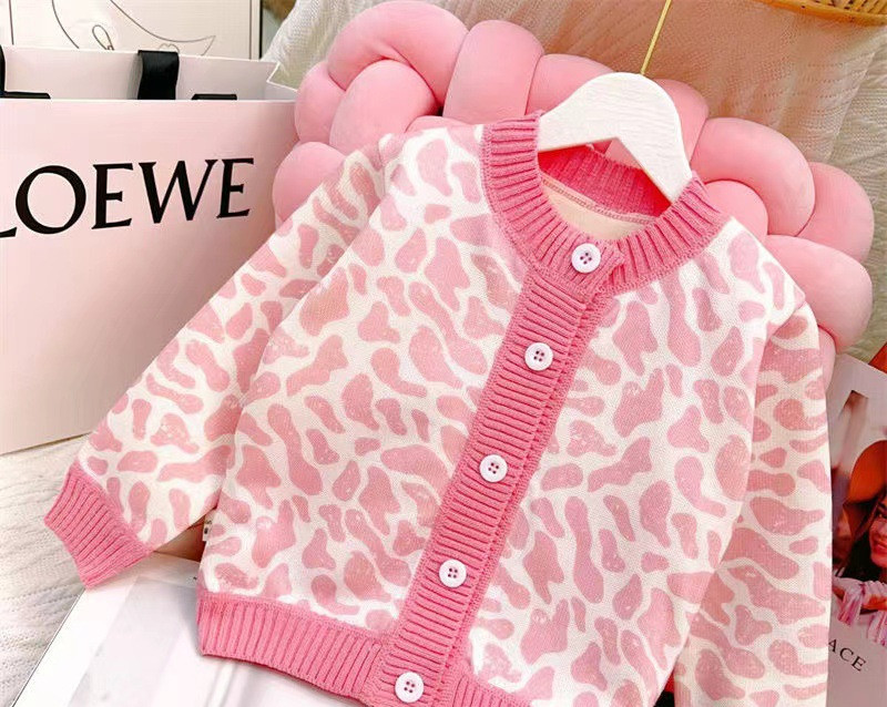 Polka Dot Cardigan Pink