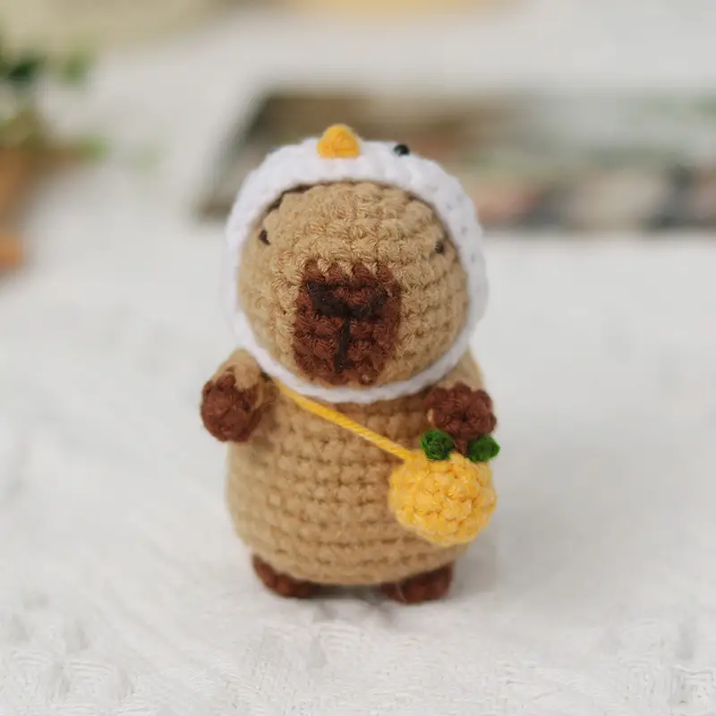 Crochet Woven Material Kit Wool Handmade Doll Animal Pendant Beginner Set