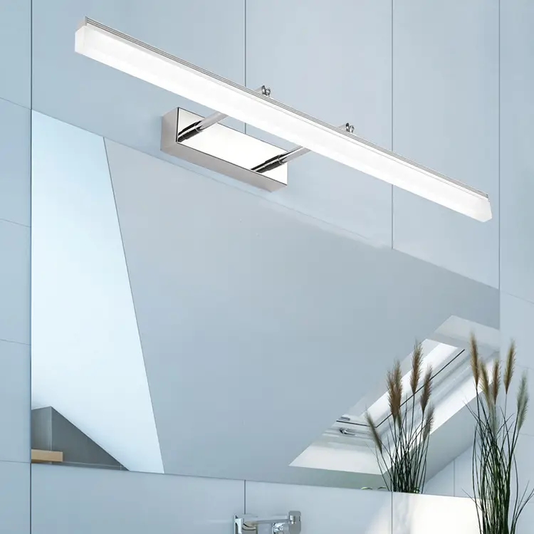 Led Mirror Headlight Retractable Adjustable Lamp Bathroom