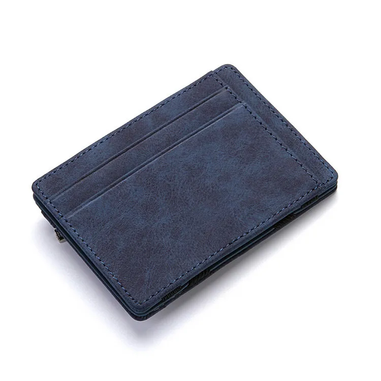 PU Creative Magic Wallet Flip Card Holder Men's Lady's Wallet Zipper Coin Purse Short – image 5