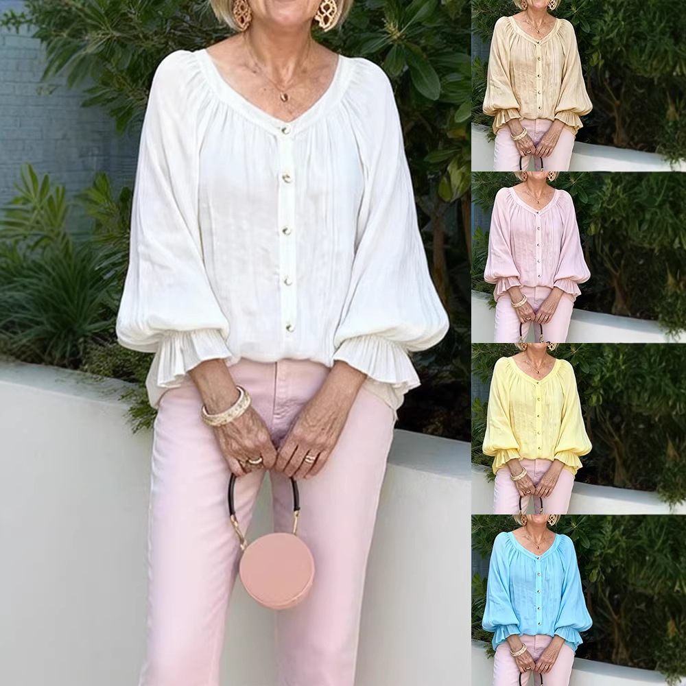 Womens Multi-color Casual Cardigan Blouse