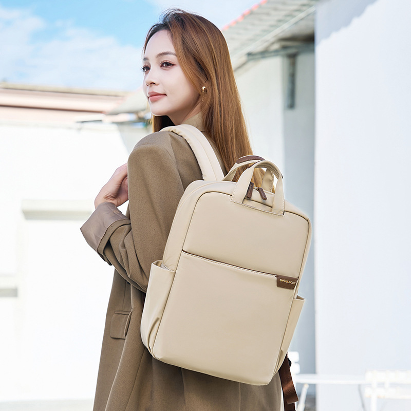 Simple Canvas Travel Large Capacity Women's Backpack - CJdropshipping