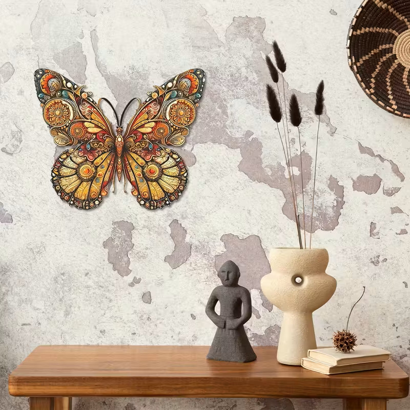 Metal Butterfly Wall Hanging, picture 2 of 4
