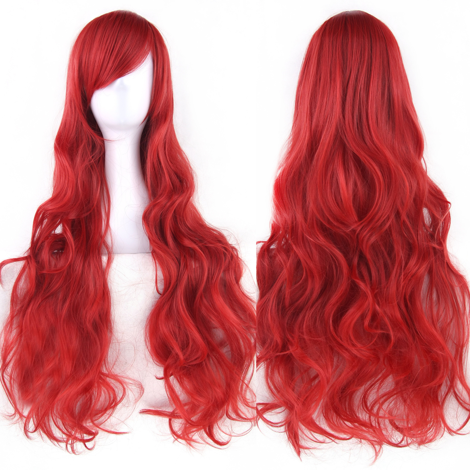 Pure Color All-matching COS Long Curly High-temperature Fiber Wig 13