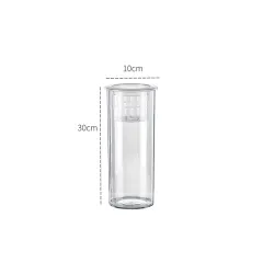 Living Room Micro Landscape Desktop Ecological Pot Transparent Plastic Creative Decoration Fish Tank - 5007 Cylinder 839 - View 1