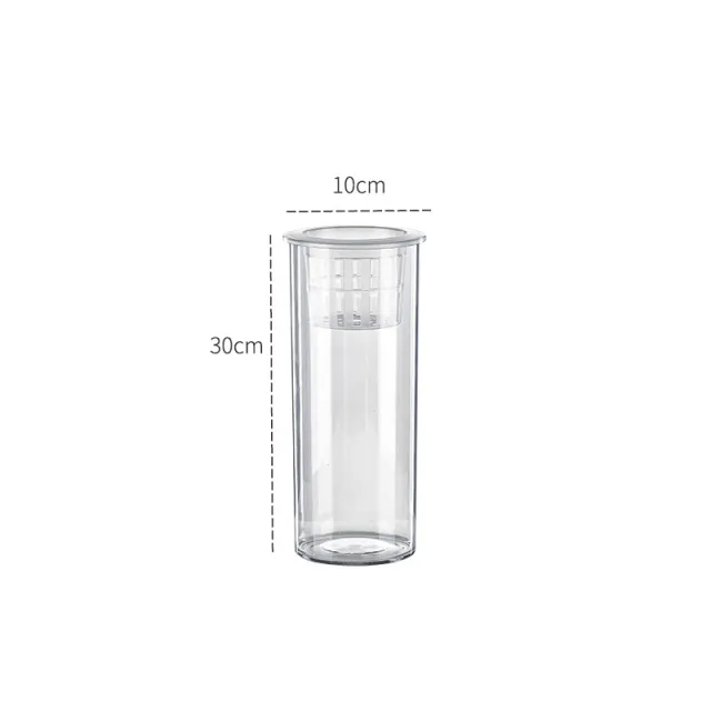 Living Room Micro Landscape Desktop Ecological Pot Transparent Plastic Creative Decoration Fish Tank 5007 Cylinder 839 - Shop at LoveMi