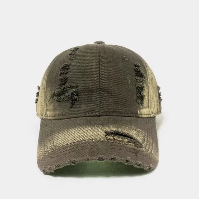 Washed Make Old Ripped Baseball Cap For Women Brown - Shop at LoveMi