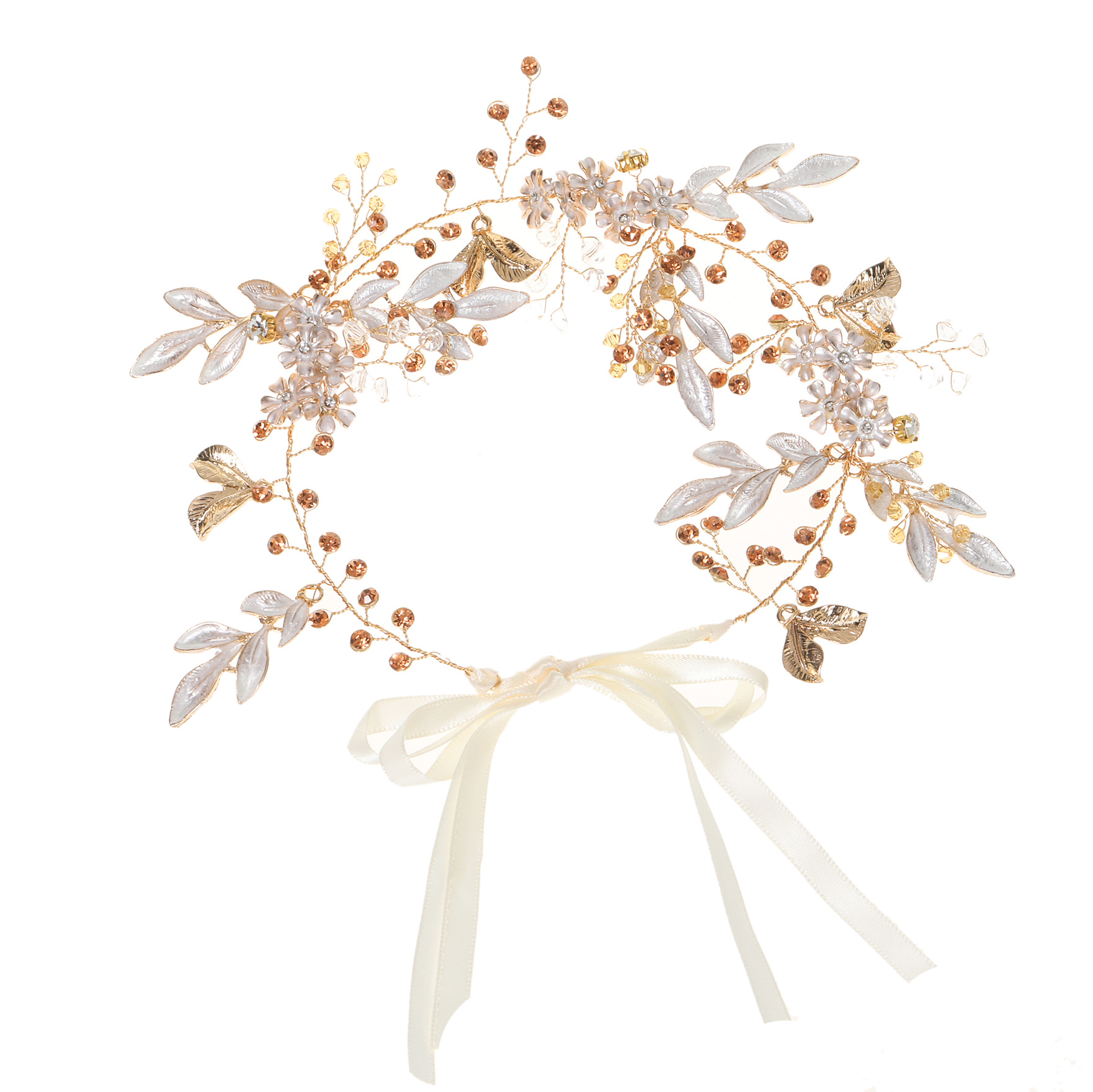 Alloy Rhinestone Headband, picture 2 of 4