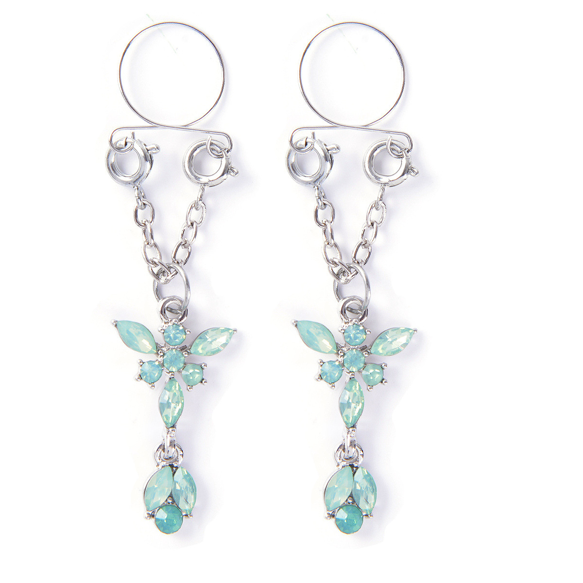 Personalized Zircon Butterfly Adjustable Holiday Nipple Ring Accessories - Image 5