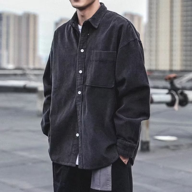 Ins Pu Shuai Work Clothes Shirt Coat