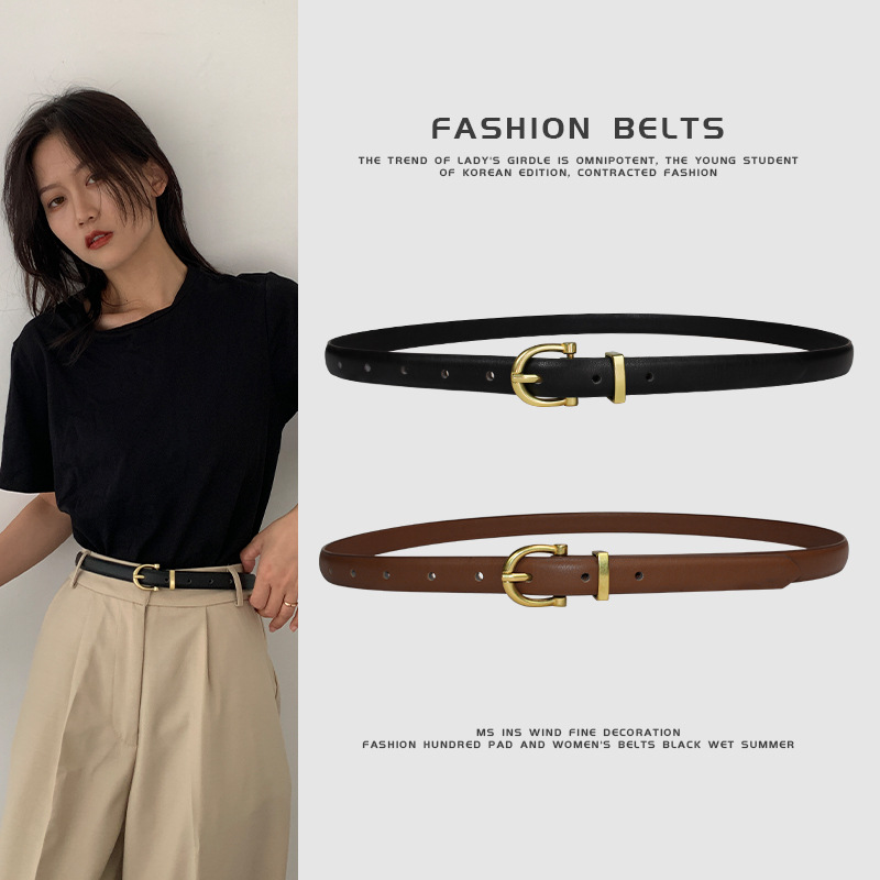 Trendy Harajuku-style Fashion Belt For Womens Commuter Pants