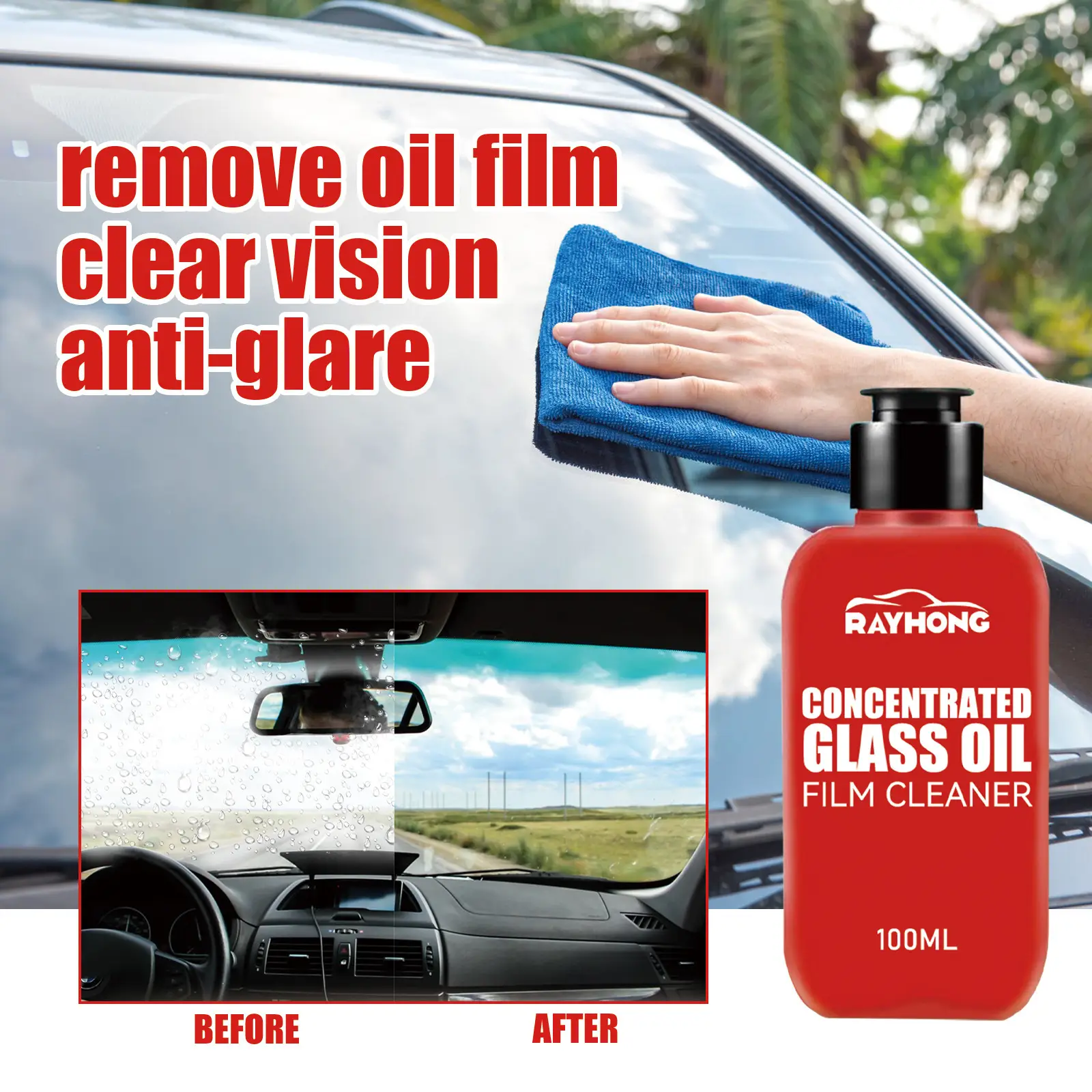 Concentrated Glass Film Cleaner