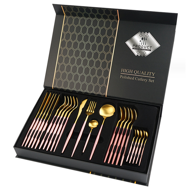 Pink Gold 24 Piece Set