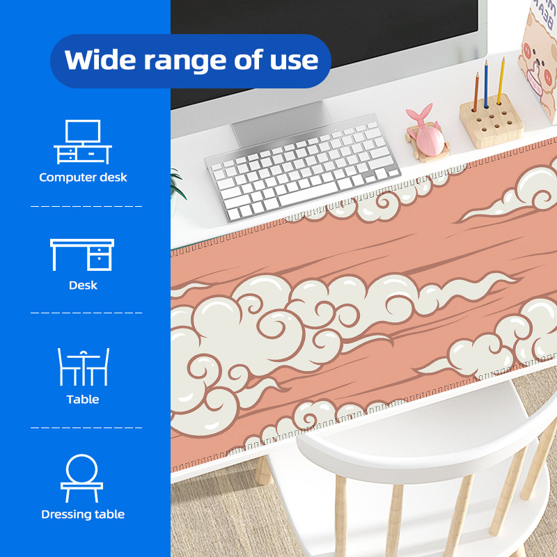 Southeast Asia Hot-selling Cloud Mouse Pad Large Office Table Mat Non-slip Rubber Mat Mouse Pads E-sports Table Mat