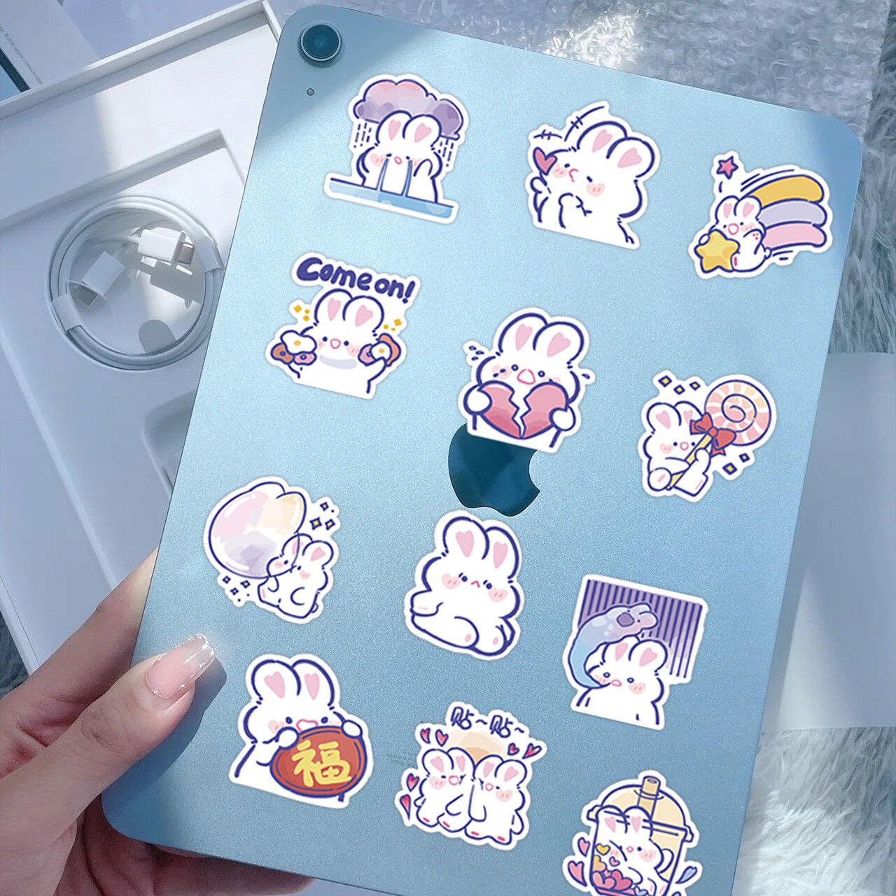 Original 120 Cartoon Hu Luo Beier Rabbit Stickers