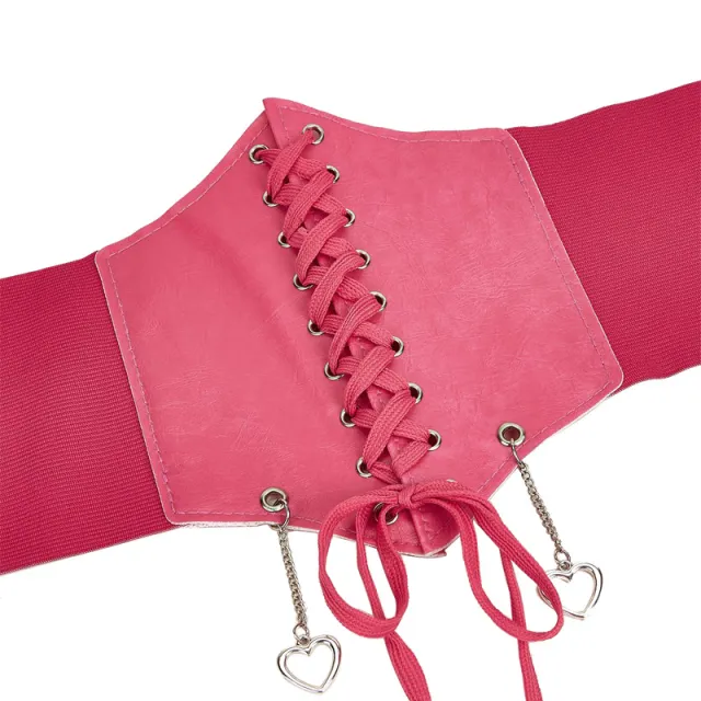 Women's Fashion Elastic Chest Cover Belt Pink - Shop at LoveMi