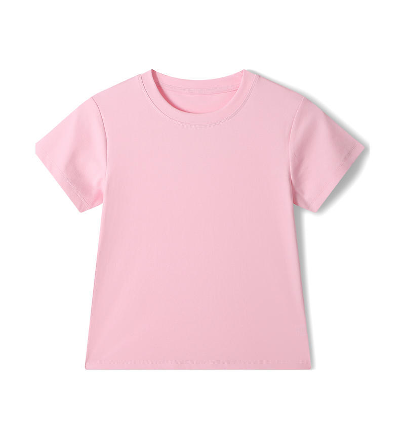 Crew-neck Slim-fit Basic Short-sleeve Bodycon