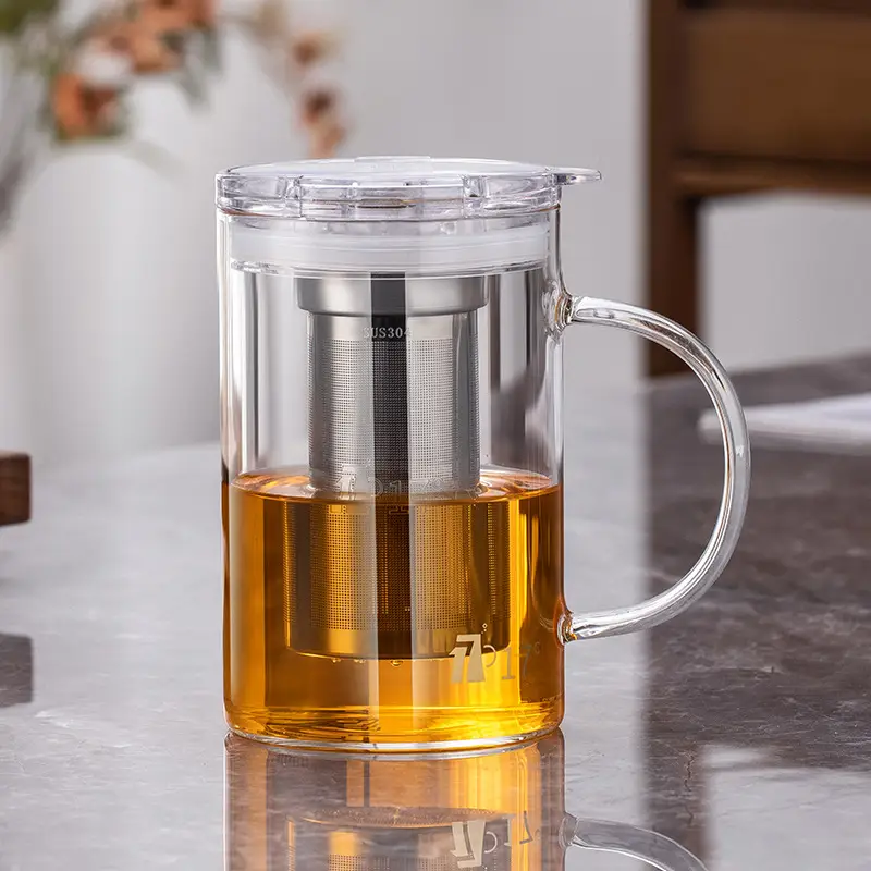 Glass Of Tea Separated Strainer Tea Brewing Cup Teapot