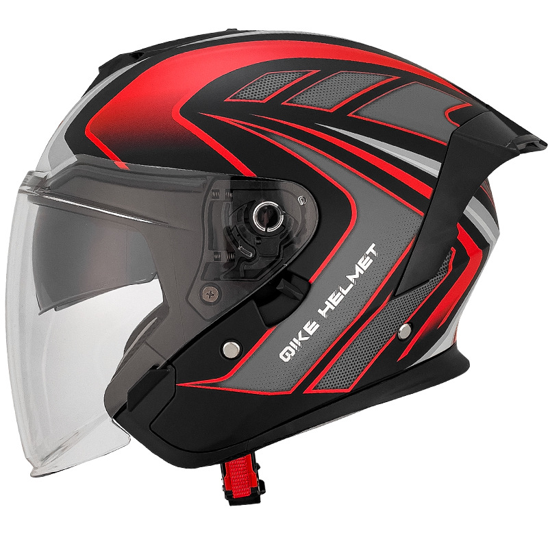 Three-quarter Safety Riding Motorcycle Electric Vehicle Class A Large Tail Helmet - Image 2