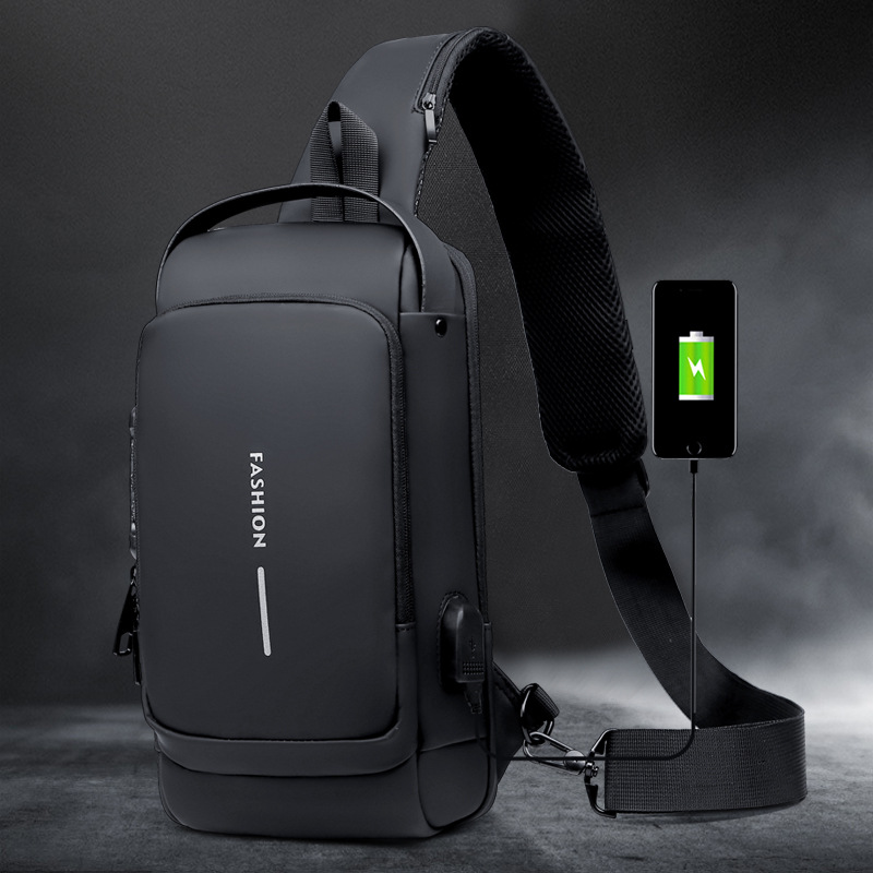 Men's Password Anti-theft Chest Bag Casual Multifunctional - Picture 5 of 14