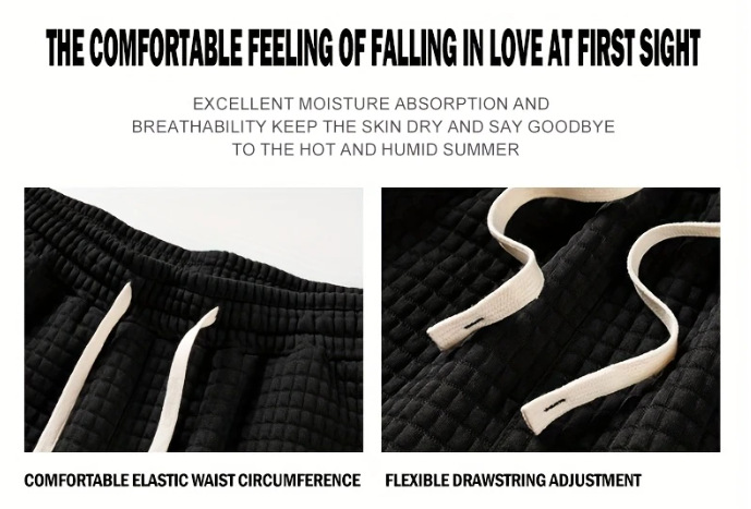 Men's Casual Loose Striped Webbing Trendy Plaid Sports Shorts