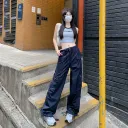 Drawstring Trousers-Xs