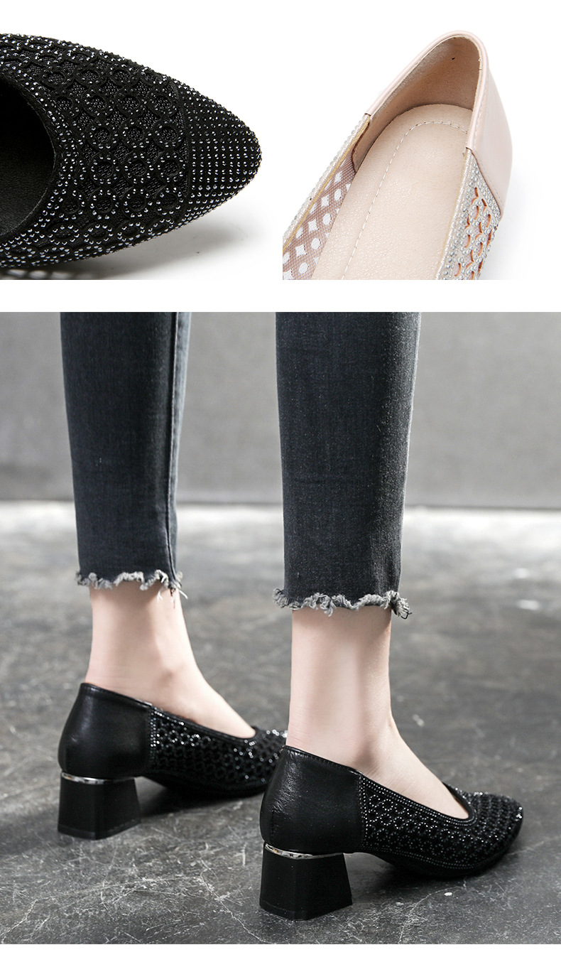 Title 2, Ladies Summer Mesh Shoes with Baotou Pointed To...