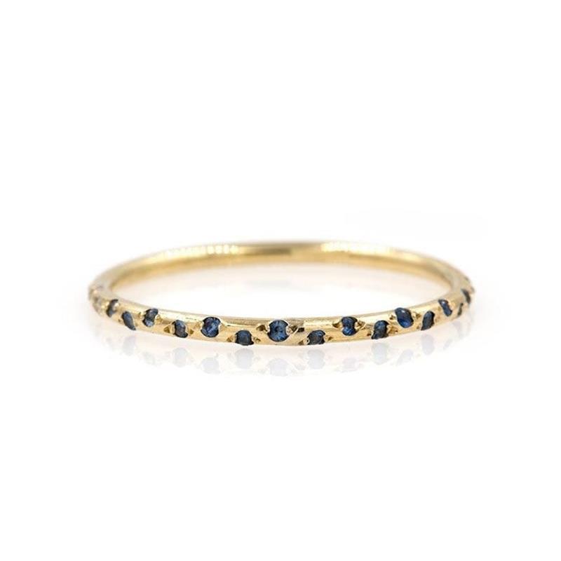 Title 2, Starlight Sapphire Semi-Eternal Ring — Eternal ...