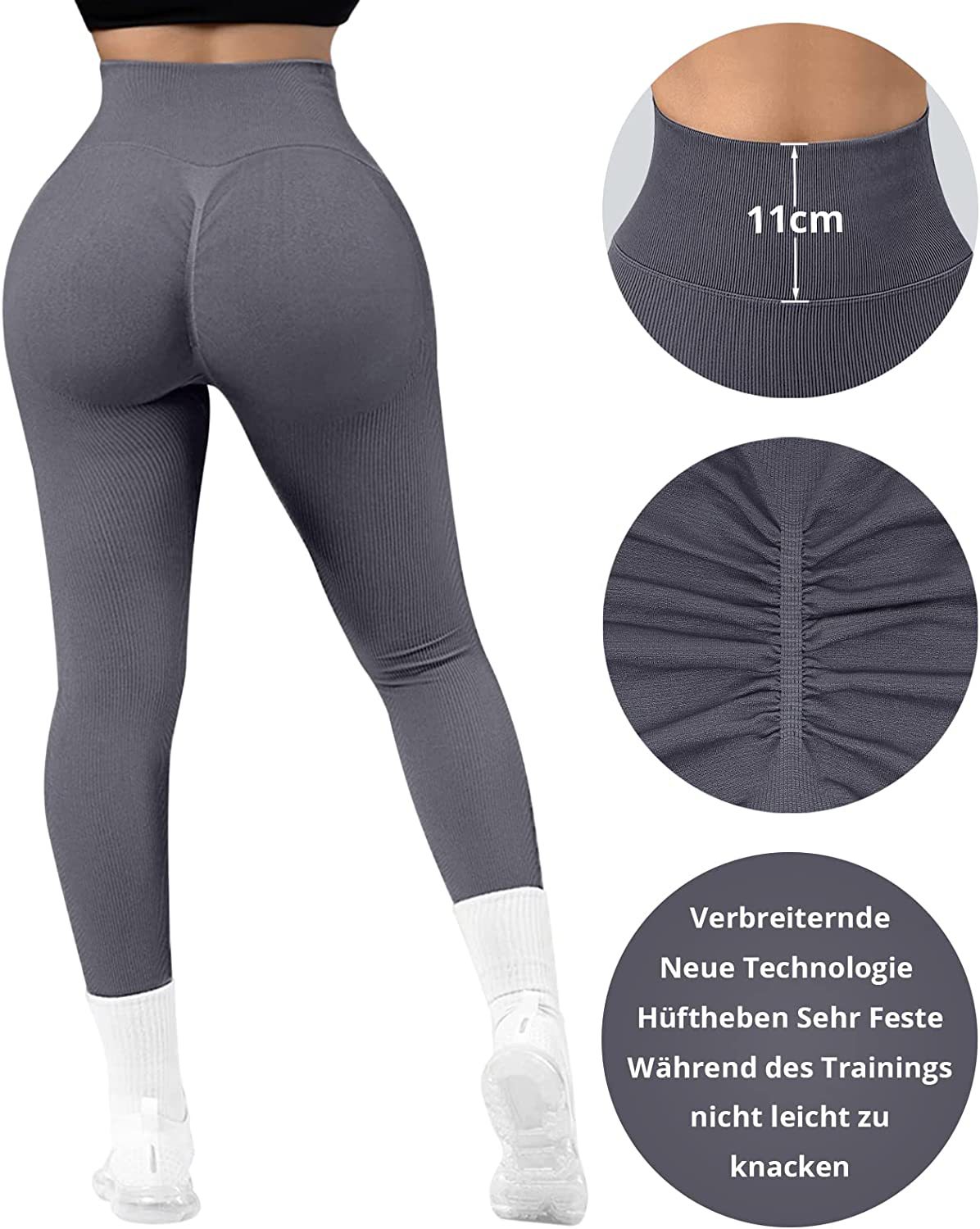 Title 15, Leggings Yoga para Mujer Levanta Glúteos Transp...