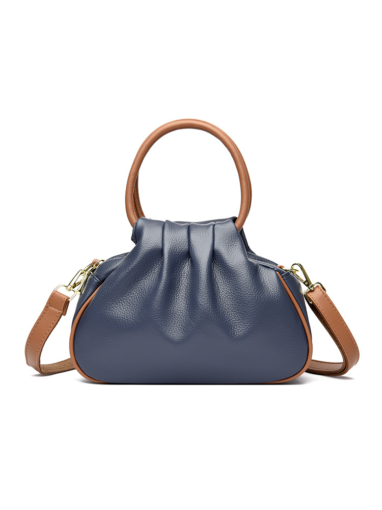 Large-capacity Pleated Crossbody Shoulder Bag For Women