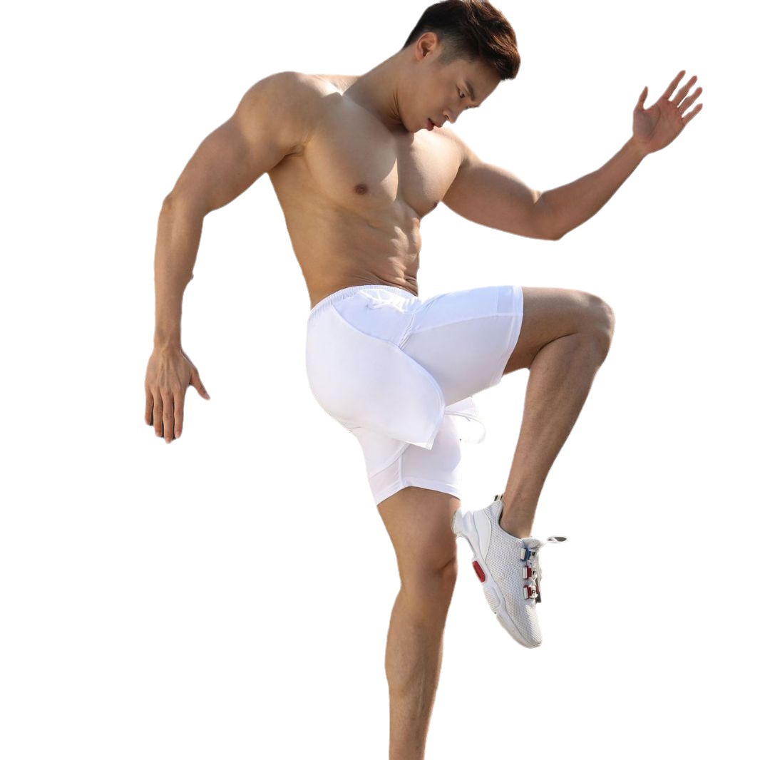 Running Leisure Summer Double-layer Stretch Shorts