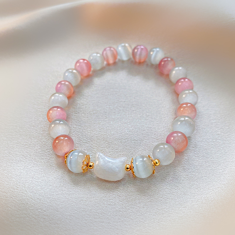 Colorful Sweet Beaded Bracelet For Women Special-interest Design