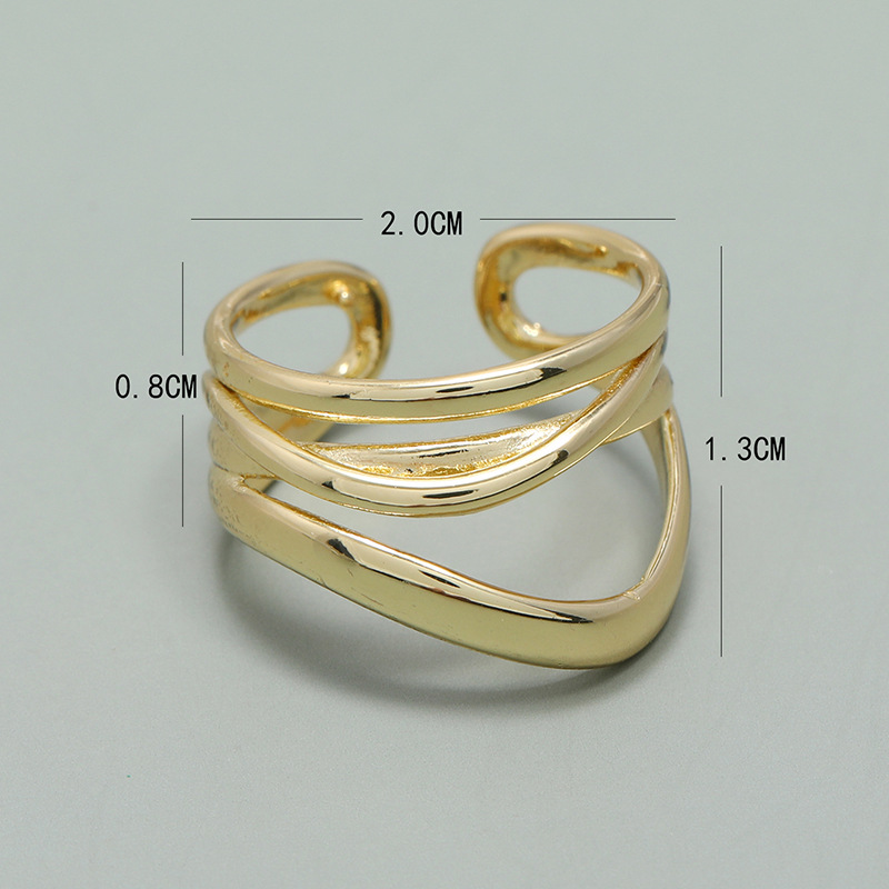 Simple Cold Style Eye-catching Ring