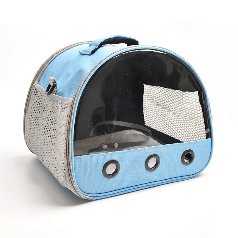 Pet Portable Shoulder Messenger Bag - Light Blue