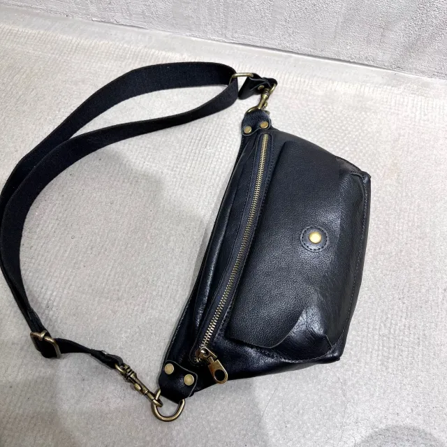 Genuine Leather Women's Bag Hand Vegetable Tanningc First Layer Cowhide Tan - Shop at LoveMi